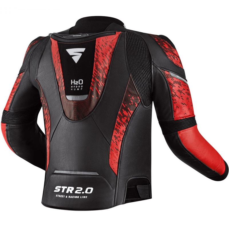 Chaqueta de moto Shima STR 2.0 negro-rojo