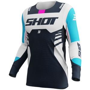 Camiseta motocross Shot Aerolite Sprint azul
