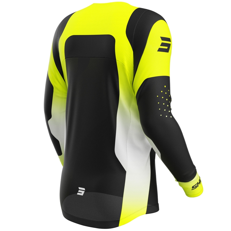 Camiseta de motocross Shot Contact Ionyx amarillo fluo