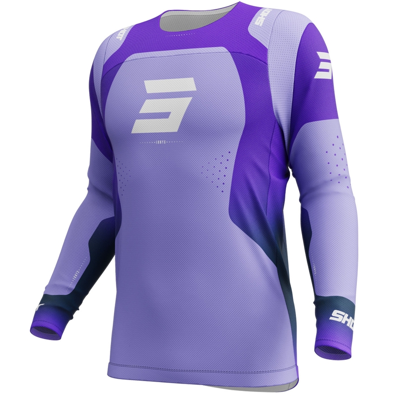 Camiseta de motocross Shot Contact Ionyx morada