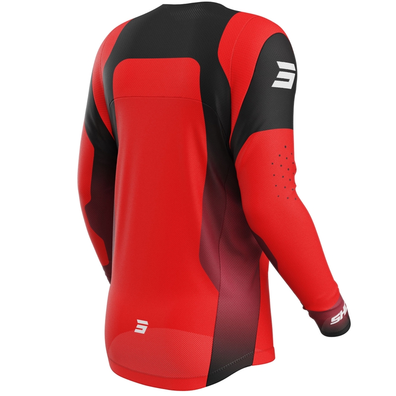 Camiseta de motocross Shot Contact Ionyx roja