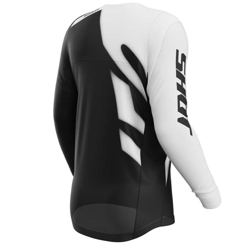 Camiseta de motocross Shot Contact Myst negra