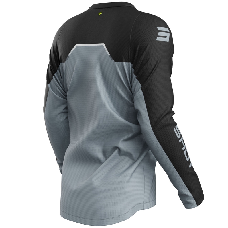 Camiseta de motocross Shot Devo Daytona amarillo fluo