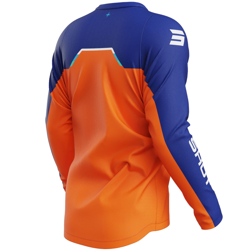 Camiseta de motocross Shot Devo Daytona naranja