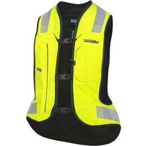 Chaleco airbag electrónico HELITE e-Turtle amarillo fluo