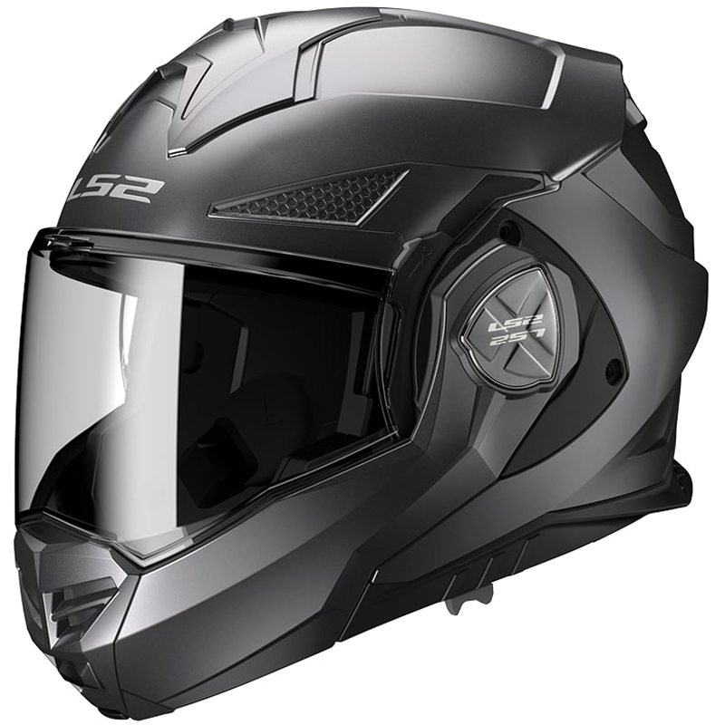 Casco de moto abatible LS2 FF901 Advant X Titanio sólido mate