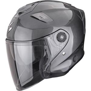 Casco abierto de moto Scorpion EXO-GT Jet Solid, gris metalizado