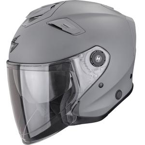 Casco abierto Scorpion EXO-GT Jet Solid, gris cemento mate