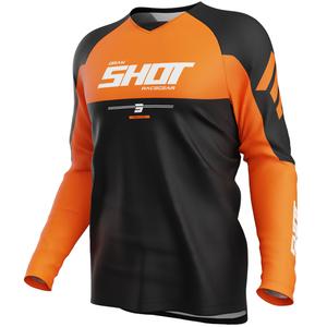 Camiseta de motocross Shot Draw Private naranja