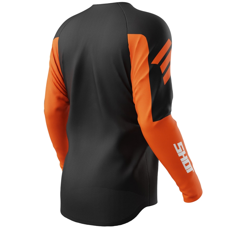 Camiseta de motocross Shot Draw Private naranja