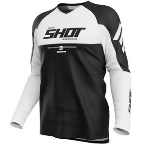 Camiseta de motocross Shot Draw Private blanca