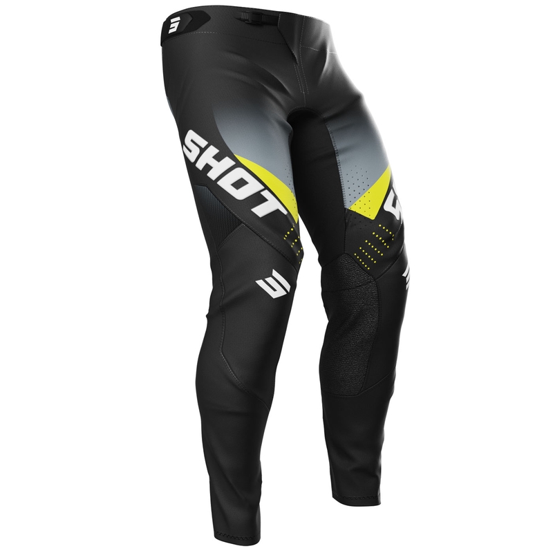 Pantalones de motocross Shot Aerolite HVA 26 negro-gris