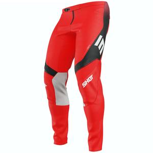 Pantalones de motocross Shot Contact Ionyx rojos