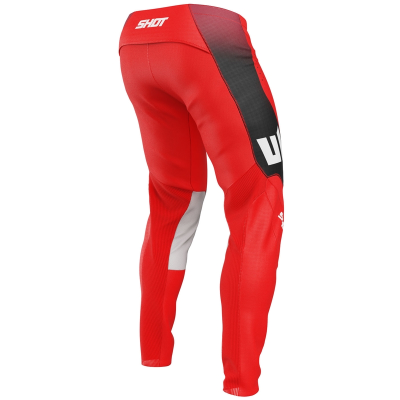 Pantalones de motocross Shot Contact Ionyx rojos