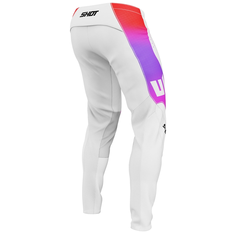 Pantalones de motocross Shot Contact Ionyx blancos