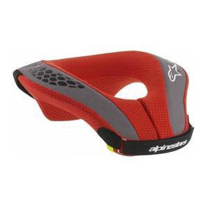Alpinestars Sequence Youth Black-Red-Gray-Fuo Yellow Kids Neckwarmer