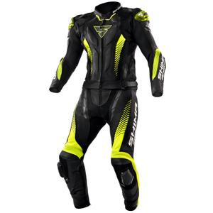 Mono de moto Shima Apex Negro-Amarillo Flúor