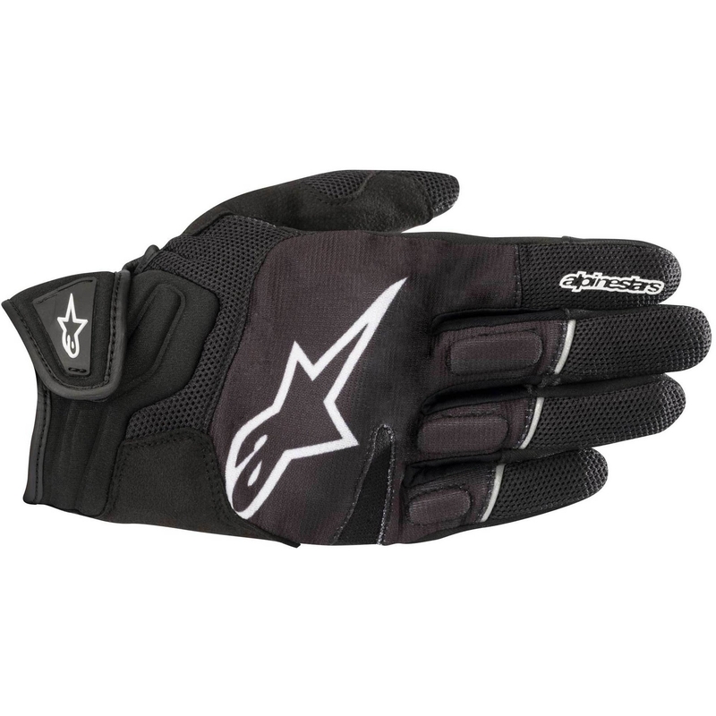 Guantes de moto Alpinestars Atom blanco y negro