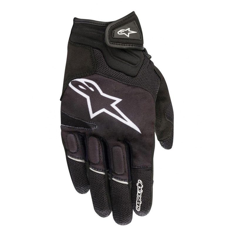 Guantes de moto Alpinestars Atom blanco y negro