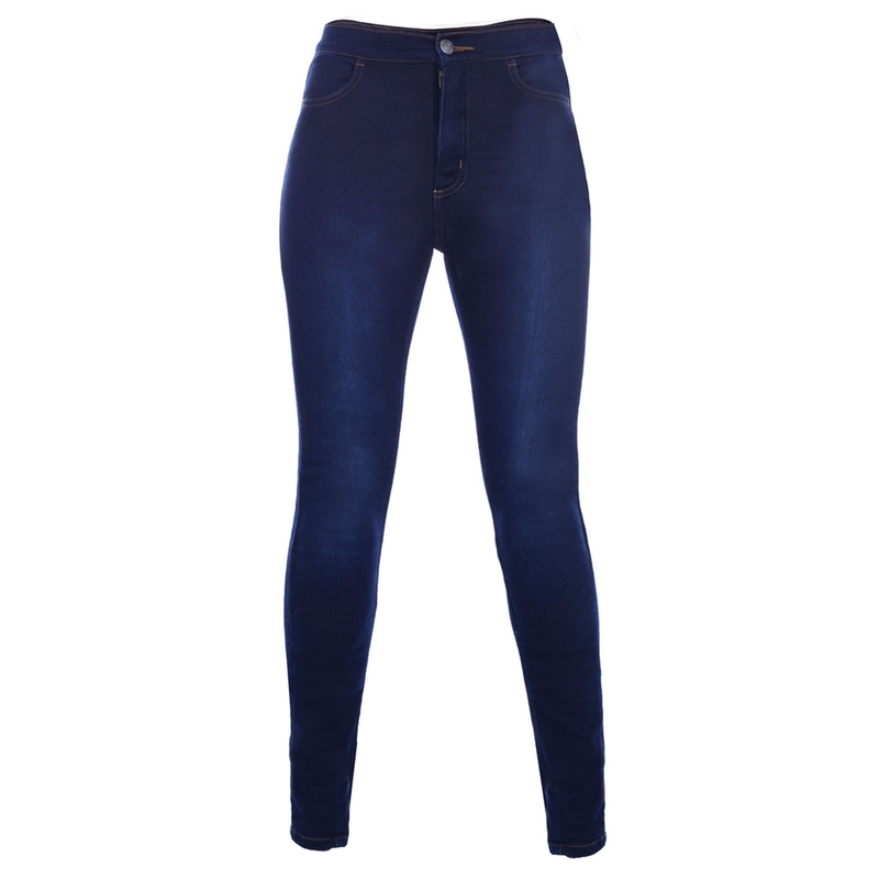 Jeggings Oxford para mujer azul liquidación
