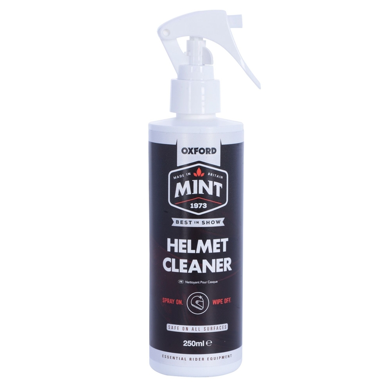 Limpiador de cascos y plexiglás Oxford MINT 250 ml