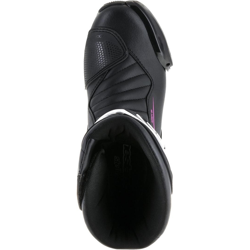 Botas de moto Alpinestars Stella S-MX 6 para mujer en negro, morado y blanco