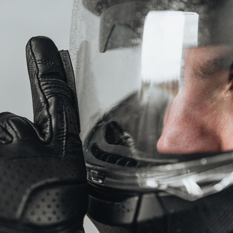 Guantes de moto Rebelhorn Hike II negros