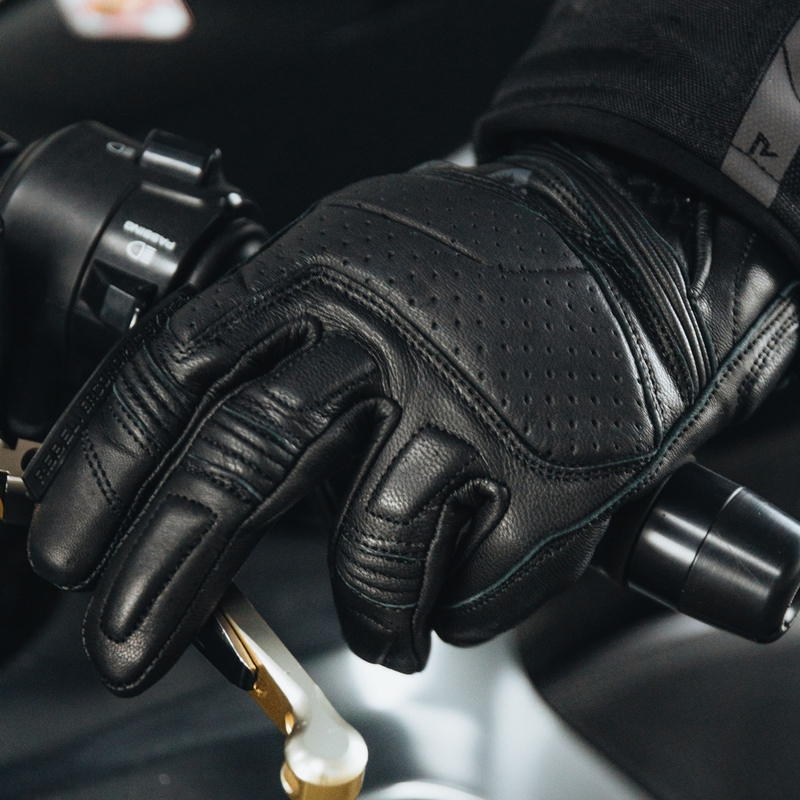 Guantes de moto Rebelhorn Hike II negros