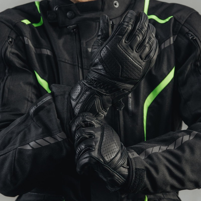 Guantes de moto Rebelhorn Hike II negros