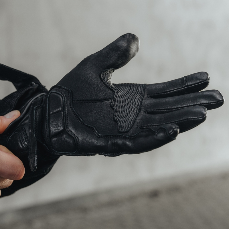 Guantes de moto Rebelhorn Hike II negros