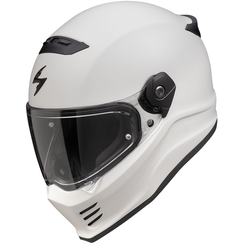 Casco integral de motocicleta Scorpion Covert FX Solid gris claro mate