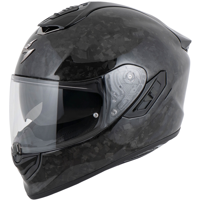 Casco integral de motocicleta Scorpion EXO-1400 EVO II CARBON AIR Ónix liquidación