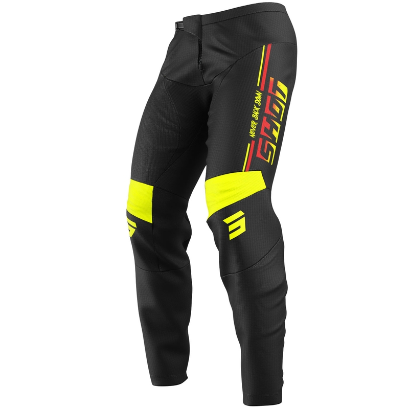 Pantalones Shot Devo Block MX Amarillo Fluo