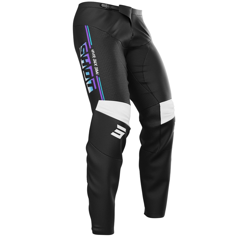 Pantalones de motocross Shot Devo Block morados