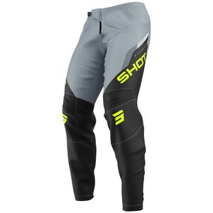 Pantalones de MX Shot Devo Daytona amarillo flúor