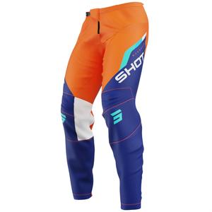 Pantalones de motocross naranjas Shot Devo Daytona