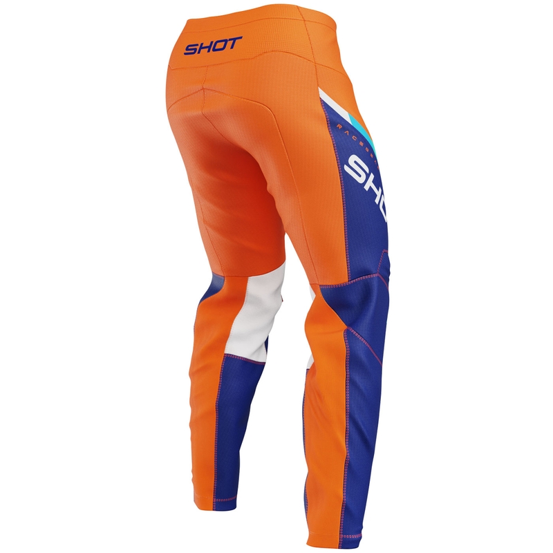 Pantalones de motocross naranjas Shot Devo Daytona