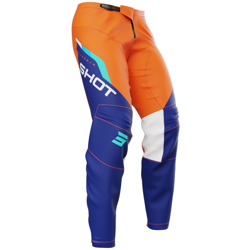 Pantalones de motocross naranjas Shot Devo Daytona