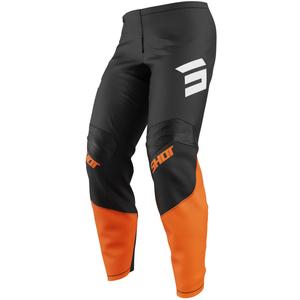 Pantalones de motocross Shot Draw Private naranja