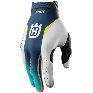Guantes motocross Shot Lite HVA 26 azul