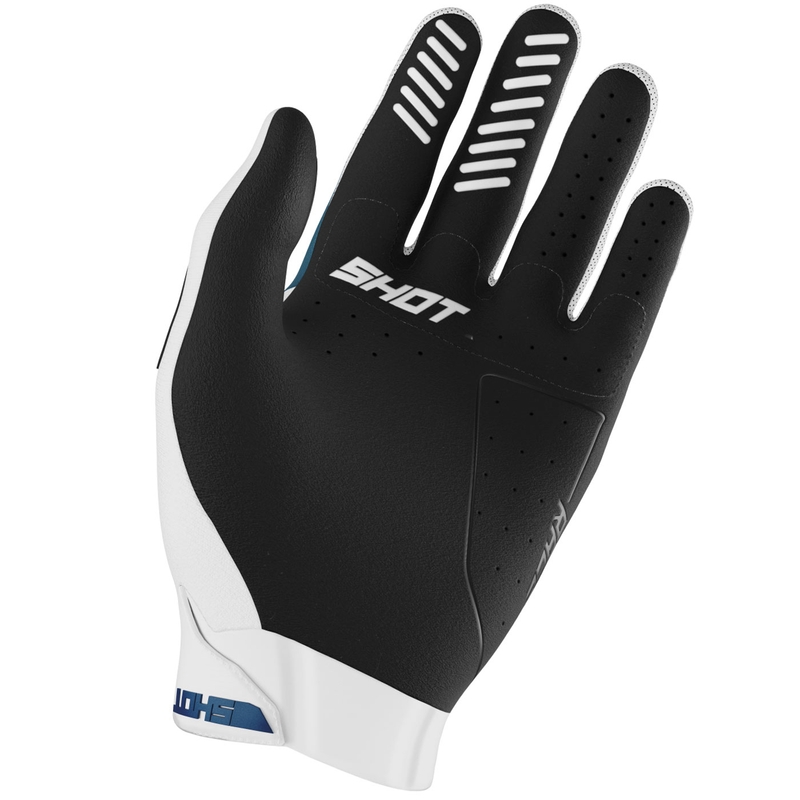 Guantes de motocross Shot Race Evo azul petróleo
