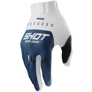 Guantes de motocross Shot Race Evo azul petróleo