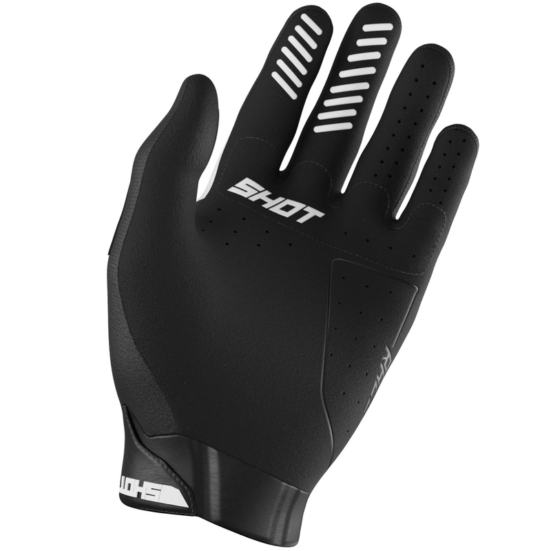Guantes de motocross Shot Race Evo blancos