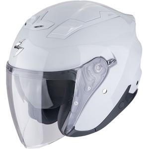 Casco de moto Scorpion EXO-Z1 Solid de cara abierta, color blanco perla
