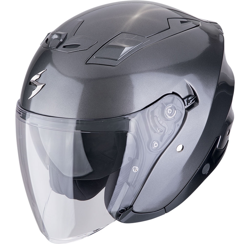 Casco de moto abierto Scorpion EXO-Z1 SOLID gris metalizado
