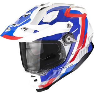 Casco de enduro Scorpion ADF-9000 Air Patrol blanco-azul-rojo