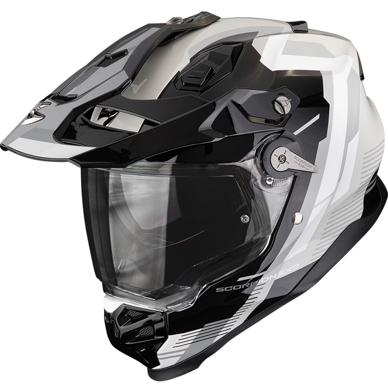 Casco de moto enduro Scorpion ADF-9000 Air Patrol negro-plata