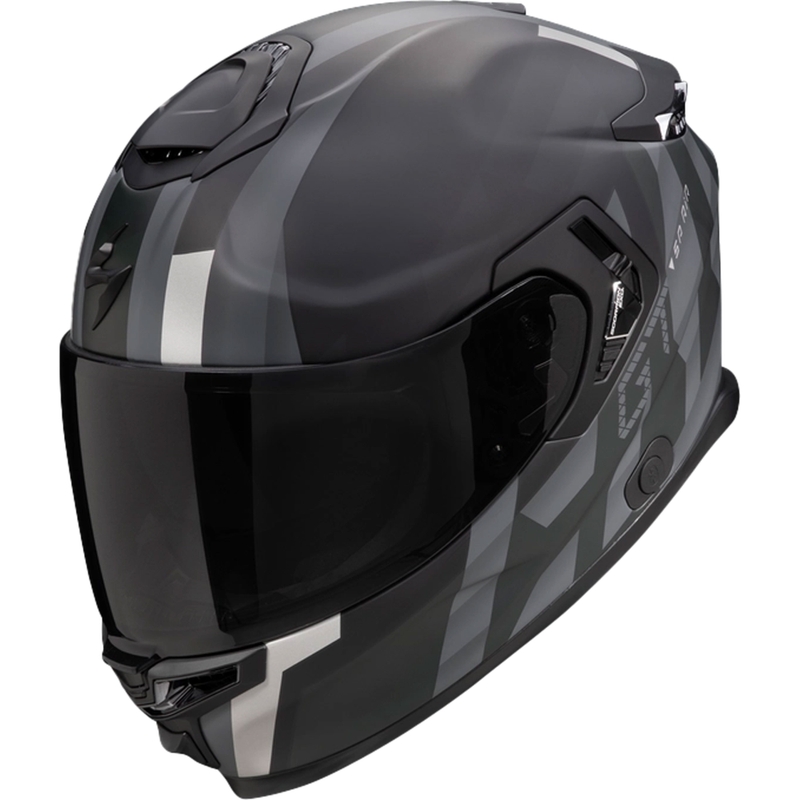Casco integral de moto Scorpion EXO-GT SP AIR TOURADVEN negro-plata liquidación