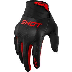 Guantes de motocross Shot Drift Onyx rojo