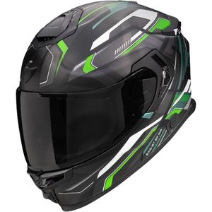 Casco integral de moto Scorpion EXO-GT SP Air Augusta negro-gris-verde